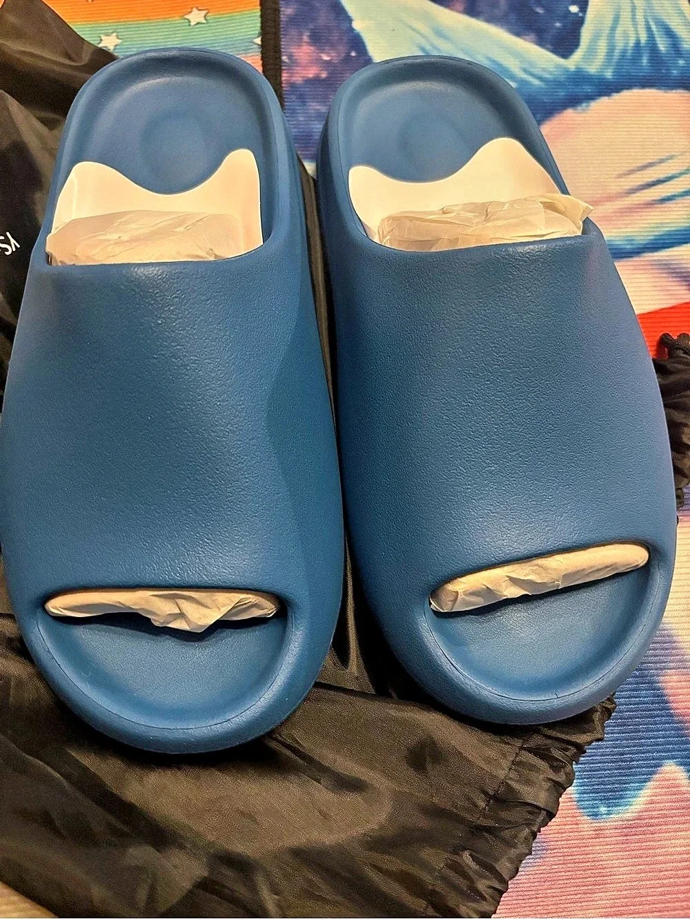 YS-01 Blue Slide Sandals US 10 NWT